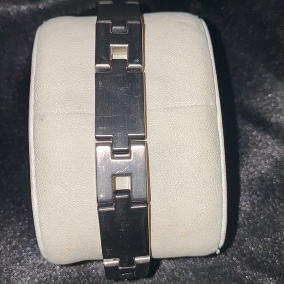 NWT MACY’S MEN’S REG $200 STAINLESS STEEL GREEK KEY REVERSIBLE BRACELET - Picture 7 of 9